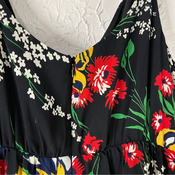 Madewell Ruffle Strap Wrap Dress in Orchid Bouquet Floral Print - Picture 11 of 13